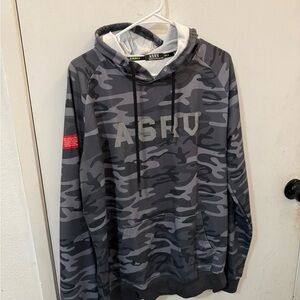 ASRV Black and Gray Camo Hoodie